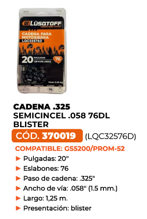 cadena 325 compatible GS4500