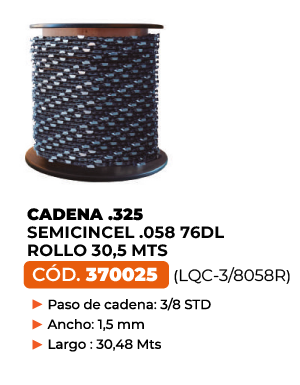 cadena 325 LQC-3/8058R